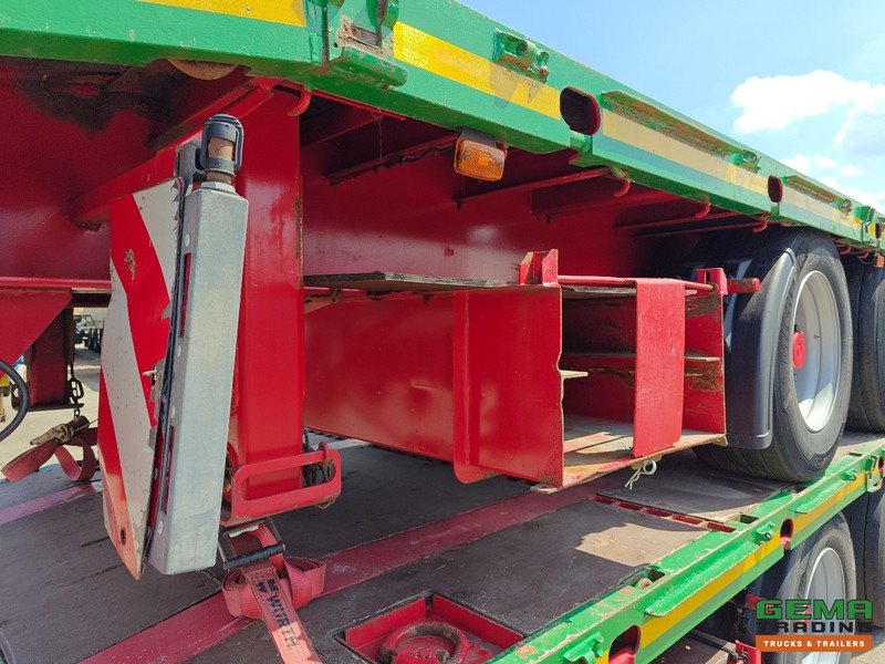 Platós félpótkocsi HRD NTS 3-Assen SAF - MEGA - Heavy Duty - Rongpotten/Rongen - Schuine Achterkant met Rijgoot - Zware kantbalk: 12 kép.