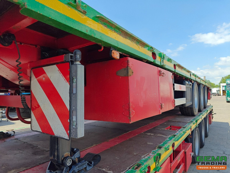 Platós félpótkocsi HRD NTS 3-Assen SAF - MEGA - Heavy Duty - Rongpotten/Rongen - Schuine Achterkant met Rijgoot - Zware kantbalk: 11 kép.