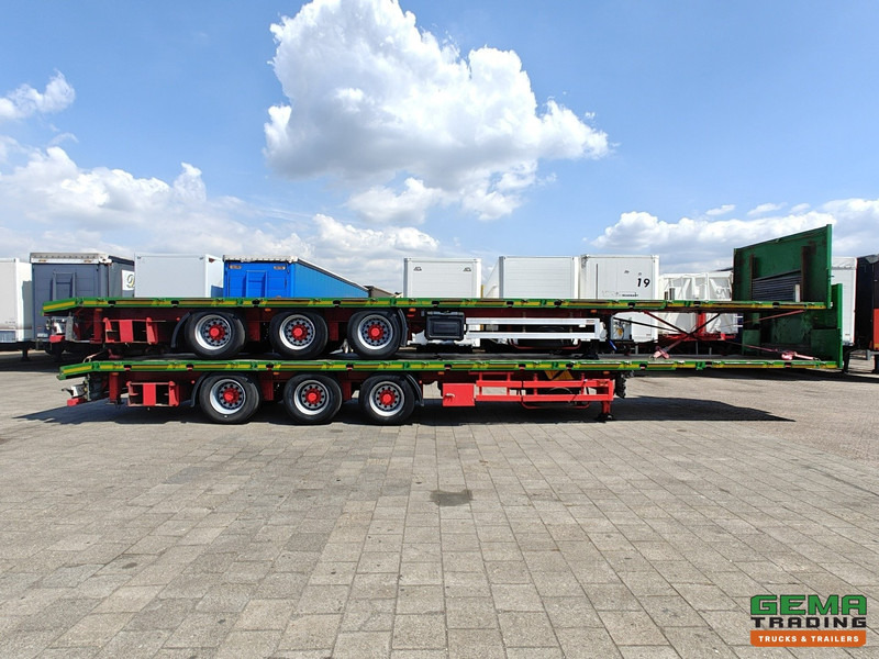 Platós félpótkocsi HRD NTS 3-Assen SAF - MEGA - Heavy Duty - Rongpotten/Rongen - Schuine Achterkant met Rijgoot - Zware kantbalk: 13 kép.