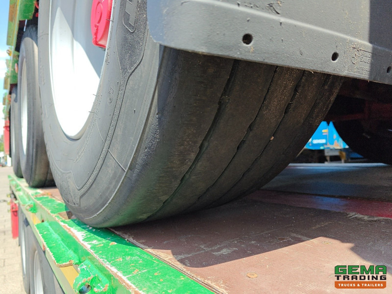 Platós félpótkocsi HRD NTS 3-Assen SAF - MEGA - Heavy Duty - Rongpotten/Rongen - Schuine Achterkant met Rijgoot - Zware kantbalk: 15 kép.