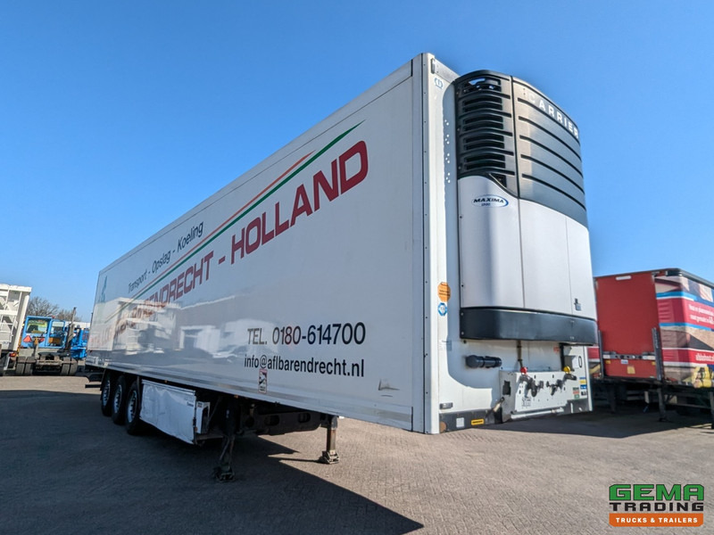 Krone SD 3-Assen SAF - Koel-VriesTransport - Schijfremmen - Carrier Maxima 1300 - Palletkisten - Félpótkocsi hűtős: 5 kép. Krone SD 3-Assen SAF - Koel-VriesTransport - Schijfremmen - Carrier Maxima 1300 - Palletkisten - Félpótkocsi hűtős: 5 kép.