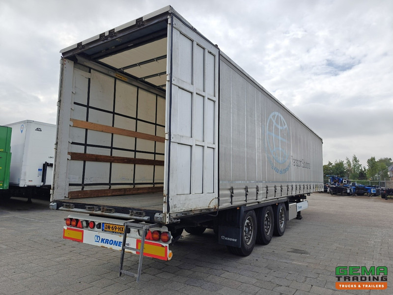 Krone SD 3-Assen Valx - Schijfremmen - LiftAs - Schuifzeilen/Schuifdak - HH vloer - Gereedschapskist - Ponyvás félpótkocsi: 2 kép. Krone SD 3-Assen Valx - Schijfremmen - LiftAs - Schuifzeilen/Schuifdak - HH vloer - Gereedschapskist - Ponyvás félpótkocsi: 2 kép.