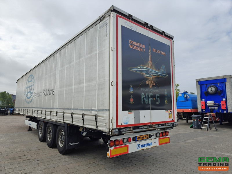 Krone SD 3-Assen Valx - Schijfremmen - LiftAs - Schuifzeilen/Schuifdak - HH vloer - Gereedschapskist - Ponyvás félpótkocsi: 3 kép. Krone SD 3-Assen Valx - Schijfremmen - LiftAs - Schuifzeilen/Schuifdak - HH vloer - Gereedschapskist - Ponyvás félpótkocsi: 3 kép.