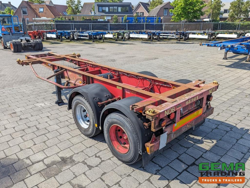Krone SZC 20FT 2-Assen ROR - STEEL Suspension - DOUBLE tires - DrumBrakes (O1869) - Félpótkocsi cserefelépítményes: 1 kép. Krone SZC 20FT 2-Assen ROR - STEEL Suspension - DOUBLE tires - DrumBrakes (O1869) - Félpótkocsi cserefelépítményes: 1 kép.
