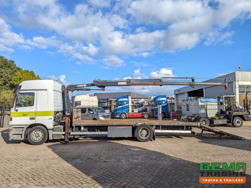 Platós teherautó, Darus autó Mercedes-Benz Actros 1831 Sleepcab Euro2 MKG HLK80 3360KG - Air Suspension - Loading Ramp  (V796): 12 kép.