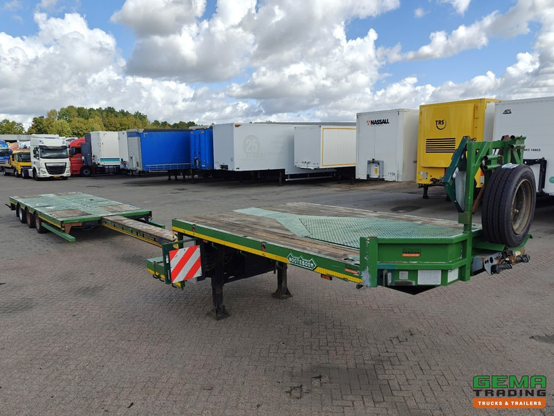 Nooteboom MCO-42-03V/L SemiDieplader 12.4m - 3Assen Gedwongen Gestuurd - Afstandbediening - Uitschuifbaar 5.8m - Rongenpotten - Twistlocks - 07/2026 APK - Félpótkocsi mélybölcsős: 4 kép. Nooteboom MCO-42-03V/L SemiDieplader 12.4m - 3Assen Gedwongen Gestuurd - Afstandbediening - Uitschuifbaar 5.8m - Rongenpotten - Twistlocks - 07/2026 APK - Félpótkocsi mélybölcsős: 4 kép.