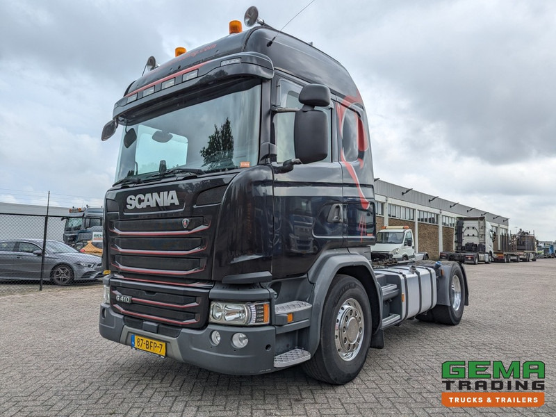 Scania G410 4x2 Highline Euro6 Retarder - PTO - WF / KiepHydrauliek - Alcoa's (T1341) - Nyergesvontató: 1 kép. Scania G410 4x2 Highline Euro6 Retarder - PTO - WF / KiepHydrauliek - Alcoa's (T1341) - Nyergesvontató: 1 kép.