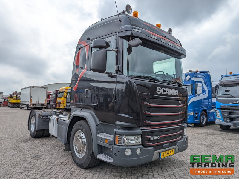 Scania G410 4x2 Highline Euro6 Retarder - PTO - WF / KiepHydrauliek - Alcoa's (T1341) - Nyergesvontató: 2 kép. Scania G410 4x2 Highline Euro6 Retarder - PTO - WF / KiepHydrauliek - Alcoa's (T1341) - Nyergesvontató: 2 kép.