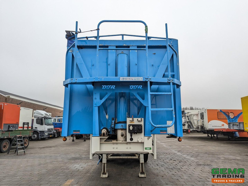 Félpótkocsi billenőplatós OVA 39OK95 3-Assen - Kipper 52m³ - Alu/Alu - Lift-As/Stuur-Assen - Alcoa's - TOP!: 6 kép.