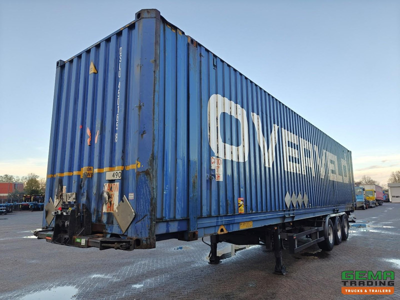 Pacton T3-007 3-Assen BPW - Containerchassis + 45FT HiCube Container - Reservewieldrager - Félpótkocsi cserefelépítményes: 2 kép. Pacton T3-007 3-Assen BPW - Containerchassis + 45FT HiCube Container - Reservewieldrager - Félpótkocsi cserefelépítményes: 2 kép.