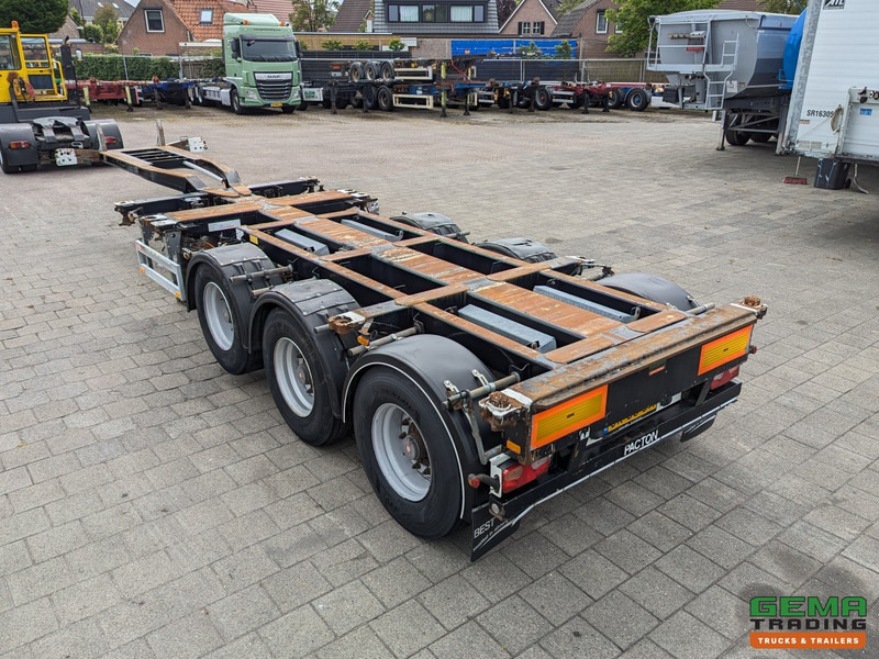 Pacton T3-010 3-Assen SAF - MULTI - Trommelremmen - LiftAs - 3x Uitschuifbaar - Félpótkocsi cserefelépítményes: 4 kép. Pacton T3-010 3-Assen SAF - MULTI - Trommelremmen - LiftAs - 3x Uitschuifbaar - Félpótkocsi cserefelépítményes: 4 kép.