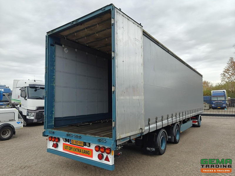 Pacton Trailers TBD.232 12.2m + DXX.110 Dolly (2022) - 2-Assen SAF 10T - Schuifzeilen - StuurAs (Tridec) - Doorlaad Systeem - LZV combi - Ponyvás pótkocsi: 2 kép. Pacton Trailers TBD.232 12.2m + DXX.110 Dolly (2022) - 2-Assen SAF 10T - Schuifzeilen - StuurAs (Tridec) - Doorlaad Systeem - LZV combi - Ponyvás pótkocsi: 2 kép.