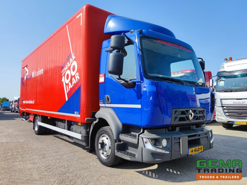 Renault D12 4x2 Daycab Euro6 GeslotenLaadbak 7.25m + 1500KG Laadklep - Zijdeur (V595) - Dobozos felépítményű teherautó: 3 kép. Renault D12 4x2 Daycab Euro6 GeslotenLaadbak 7.25m + 1500KG Laadklep - Zijdeur (V595) - Dobozos felépítményű teherautó: 3 kép.