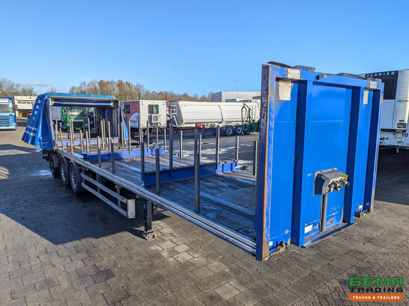 Samro ST39WGWE 12.9M 3-Assen BPW - SchuifKap - Lift/Stuur-as - HH Vloer - Bokken - Rongen - Ponyvás félpótkocsi: 3 kép. Samro ST39WGWE 12.9M 3-Assen BPW - SchuifKap - Lift/Stuur-as - HH Vloer - Bokken - Rongen - Ponyvás félpótkocsi: 3 kép.