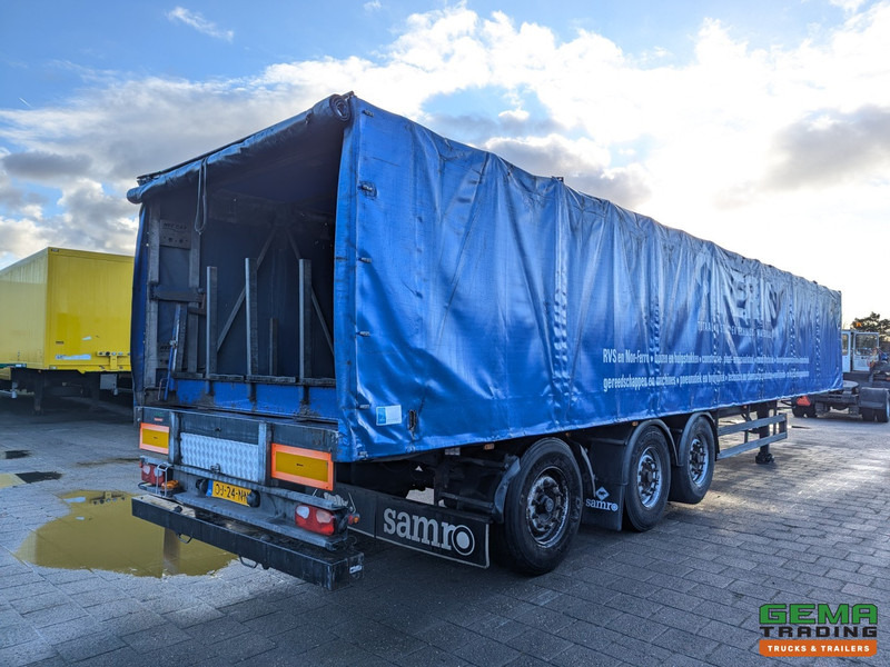 Samro ST39WGWE 12.9M 3-Assen BPW - SchuifKap - Lift/Stuur-as - HH Vloer - Bokken - Rongen - Ponyvás félpótkocsi: 2 kép. Samro ST39WGWE 12.9M 3-Assen BPW - SchuifKap - Lift/Stuur-as - HH Vloer - Bokken - Rongen - Ponyvás félpótkocsi: 2 kép.