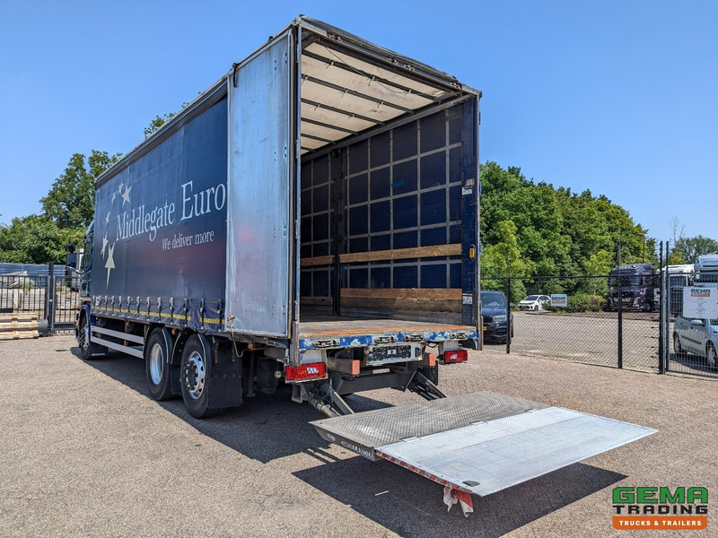 Scania G360 6x2/4 Streamline Euro6 - Retarder - Schuifzeilenbak 8.2M + Laadklep 1500kg - Smart Tacho V2 - Ponyvás teherautó: 3 kép. Scania G360 6x2/4 Streamline Euro6 - Retarder - Schuifzeilenbak 8.2M + Laadklep 1500kg - Smart Tacho V2 - Ponyvás teherautó: 3 kép.