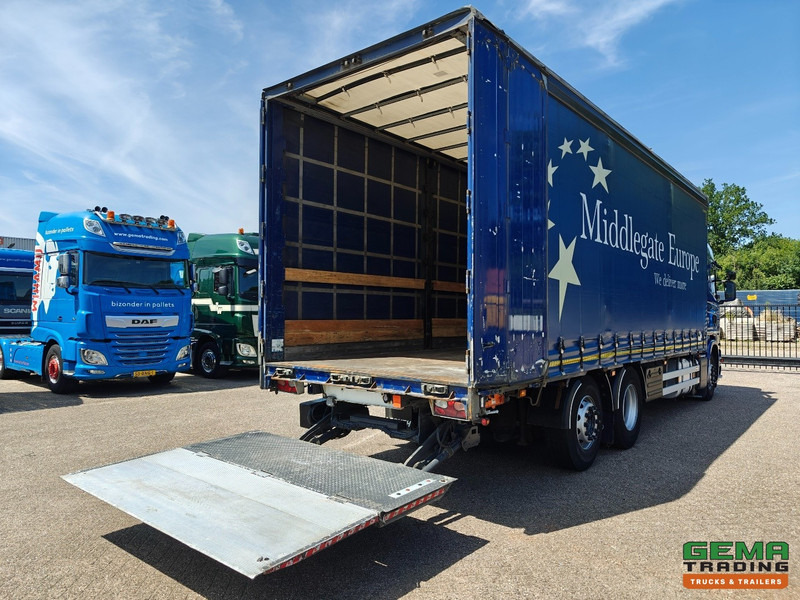 Scania G410 6x2/4 Streamline Euro6 - Retarder - Schuifzeilenbak 8.2M + Laadklep 1500kg - Smart Tacho V2 - Ponyvás teherautó: 2 kép. Scania G410 6x2/4 Streamline Euro6 - Retarder - Schuifzeilenbak 8.2M + Laadklep 1500kg - Smart Tacho V2 - Ponyvás teherautó: 2 kép.