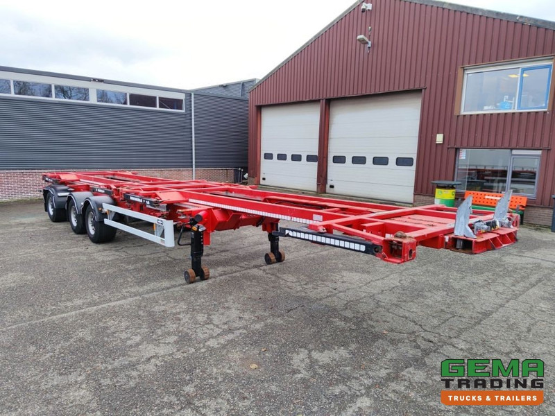 Van Hool A3C002 StuurasAs - 2x 20FT Frames - All Connections (O826) - Félpótkocsi cserefelépítményes: 4 kép. Van Hool A3C002 StuurasAs - 2x 20FT Frames - All Connections (O826) - Félpótkocsi cserefelépítményes: 4 kép.