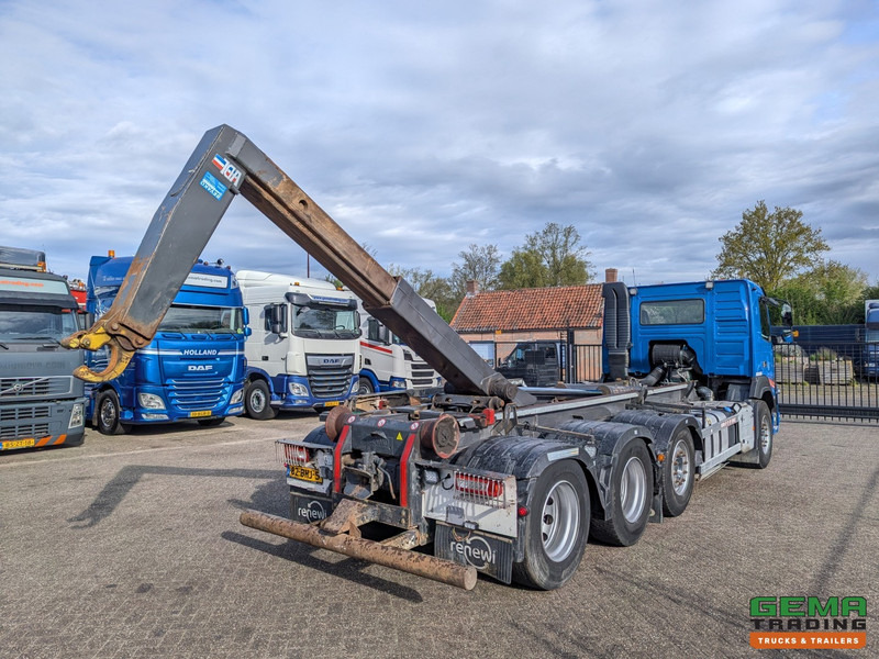 Volvo FMX 420 8x2/4 Dagcab Euro6B - Haakarm 25T - Lift-assen - Vangmuil - VBK Afdeksysteem - Horgos rakodó teherautó: 2 kép. Volvo FMX 420 8x2/4 Dagcab Euro6B - Haakarm 25T - Lift-assen - Vangmuil - VBK Afdeksysteem - Horgos rakodó teherautó: 2 kép.