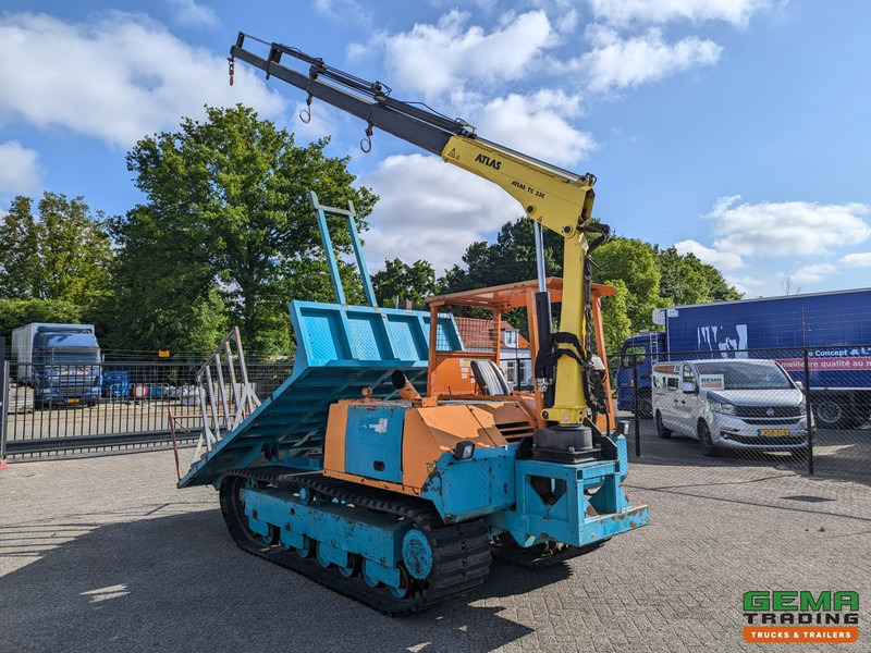 Yanmar YFW45R Rupsdumper / Werktuigdrager Kipper + Atlas TC33C-A29 (CY2014) Kraan - Dömper: 3 kép. Yanmar YFW45R Rupsdumper / Werktuigdrager Kipper + Atlas TC33C-A29 (CY2014) Kraan - Dömper: 3 kép.