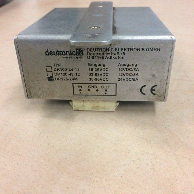 Converter Deutronic type DR 125-24M - Elektromos rendszer - Anyagmozgató gép: 3 kép. Converter Deutronic type DR 125-24M - Elektromos rendszer - Anyagmozgató gép: 3 kép.