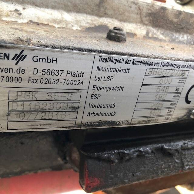 Dürwen Fork clamp with separate side shift - Bálafogó: 5 kép. Dürwen Fork clamp with separate side shift - Bálafogó: 5 kép.