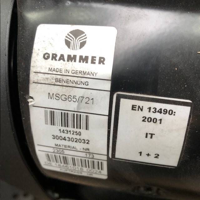 Grammer MSG 65/721 - Ülés - Anyagmozgató gép: 5 kép. Grammer MSG 65/721 - Ülés - Anyagmozgató gép: 5 kép.