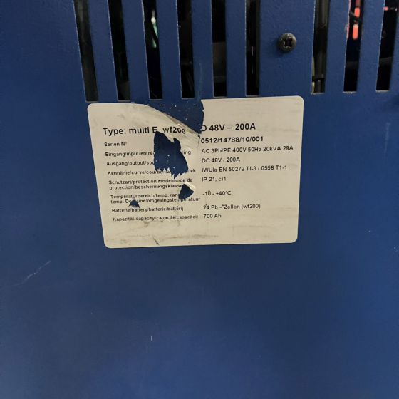 Elektromos rendszer - Anyagmozgató gép Hawker wf200 D 48V-200A Multi-E: 6 kép.