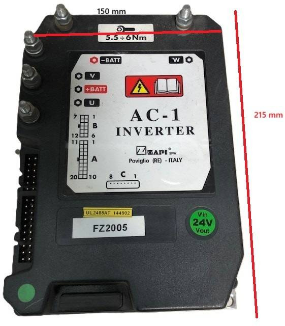 Motor controller for Atlet - ECU - Anyagmozgató gép: 1 kép. Motor controller for Atlet - ECU - Anyagmozgató gép: 1 kép.