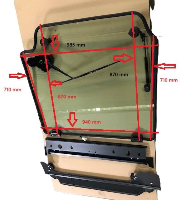 Rear Grendia complete - Ablak és alkatrészek - Anyagmozgató gép: 2 kép. Rear Grendia complete - Ablak és alkatrészek - Anyagmozgató gép: 2 kép.