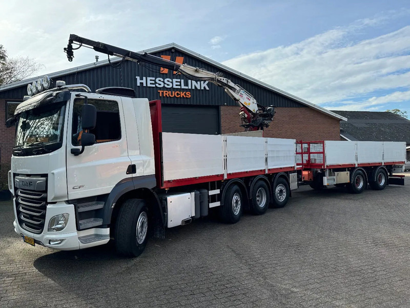 DAF CF 480 8X2 KENNIS K16R3 Kraan/Crane Combi 248.940KM Top condition!! - Platós teherautó, Darus autó: 1 kép. DAF CF 480 8X2 KENNIS K16R3 Kraan/Crane Combi 248.940KM Top condition!! - Platós teherautó, Darus autó: 1 kép.