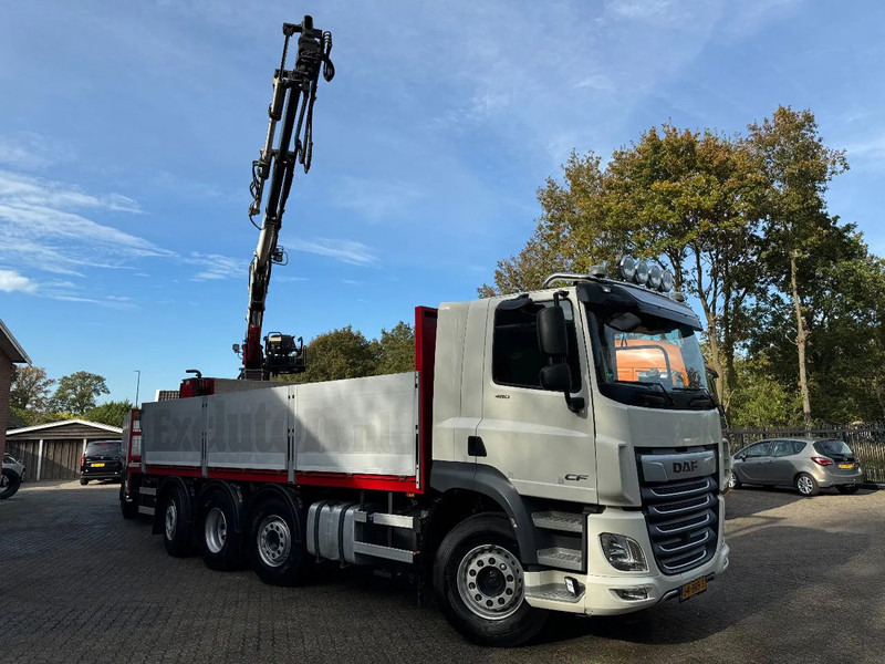 DAF CF 480 8X2 KENNIS K16R3 Kraan/Crane Combi 248.940KM Top condition!! - Platós teherautó, Darus autó: 2 kép. DAF CF 480 8X2 KENNIS K16R3 Kraan/Crane Combi 248.940KM Top condition!! - Platós teherautó, Darus autó: 2 kép.