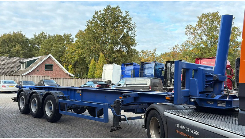 Hendricks 20ft container Kippchassis 24V hydraulic Self support! - Félpótkocsi cserefelépítményes: 3 kép. Hendricks 20ft container Kippchassis 24V hydraulic Self support! - Félpótkocsi cserefelépítményes: 3 kép.