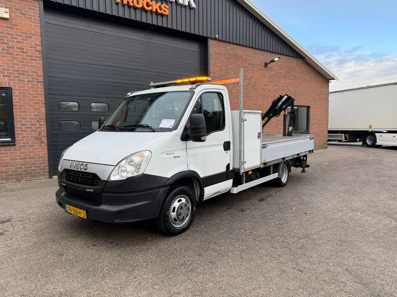 Iveco 50c14 Erdgas/CNG Hiab kran/crane Pritsche - Platós kisteherautó: 1 kép. Iveco 50c14 Erdgas/CNG Hiab kran/crane Pritsche - Platós kisteherautó: 1 kép.