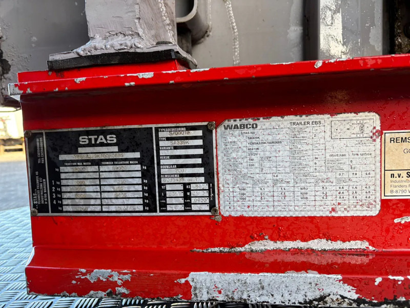 Félpótkocsi billenőplatós Stas SA339K 65m3 vol alu kipper BPW Schijfremmen: 9 kép.