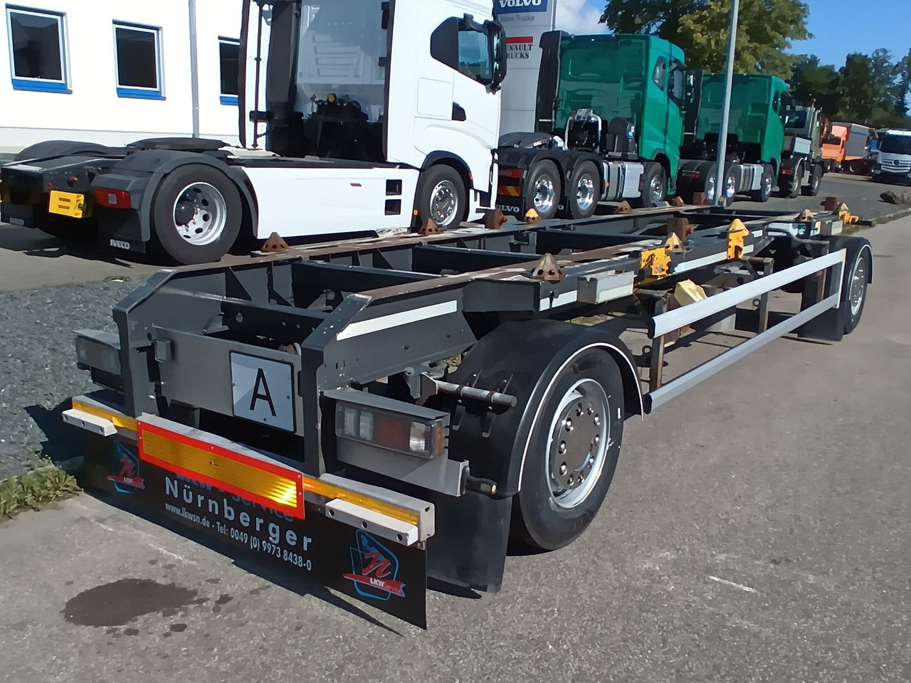 Hüffermann 2-A VARIO-CARRIER VERZINKT SAFETYFIX Reifen/TÜV - Multiliftes/ Konténerszállító pótkocsi: 5 kép. Hüffermann 2-A VARIO-CARRIER VERZINKT SAFETYFIX Reifen/TÜV - Multiliftes/ Konténerszállító pótkocsi: 5 kép.