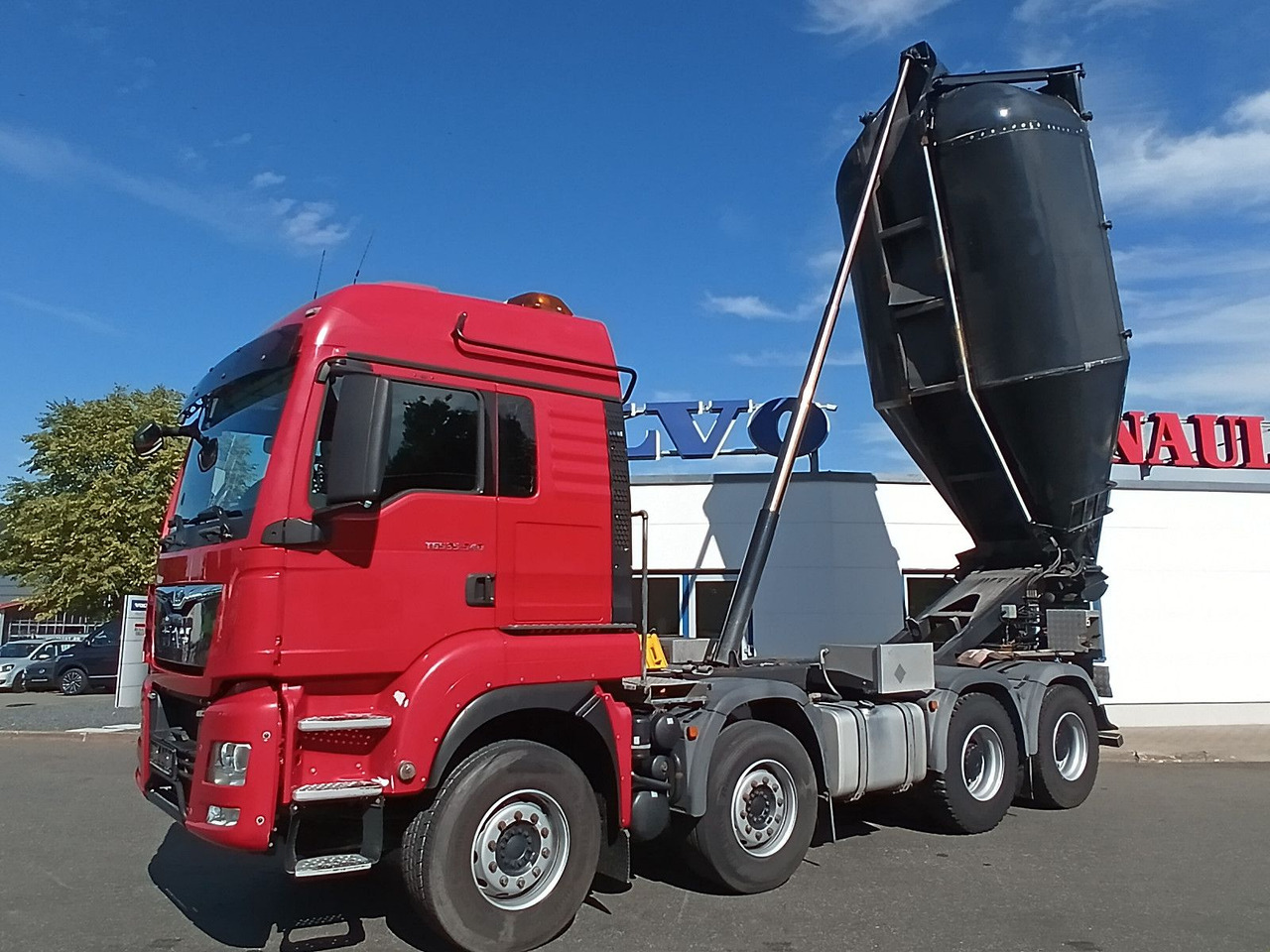 MAN TGS 35:480 8x4BL MEILLER ISO-Teerbirne RETARDER - Billenőplatós teherautó: 4 kép. MAN TGS 35:480 8x4BL MEILLER ISO-Teerbirne RETARDER - Billenőplatós teherautó: 4 kép.