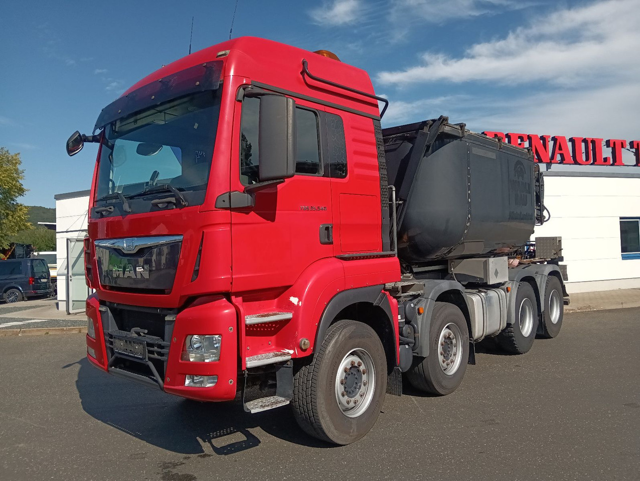 MAN TGS 35:480 8x4BL MEILLER ISO-Teerbirne RETARDER - Billenőplatós teherautó: 1 kép. MAN TGS 35:480 8x4BL MEILLER ISO-Teerbirne RETARDER - Billenőplatós teherautó: 1 kép.