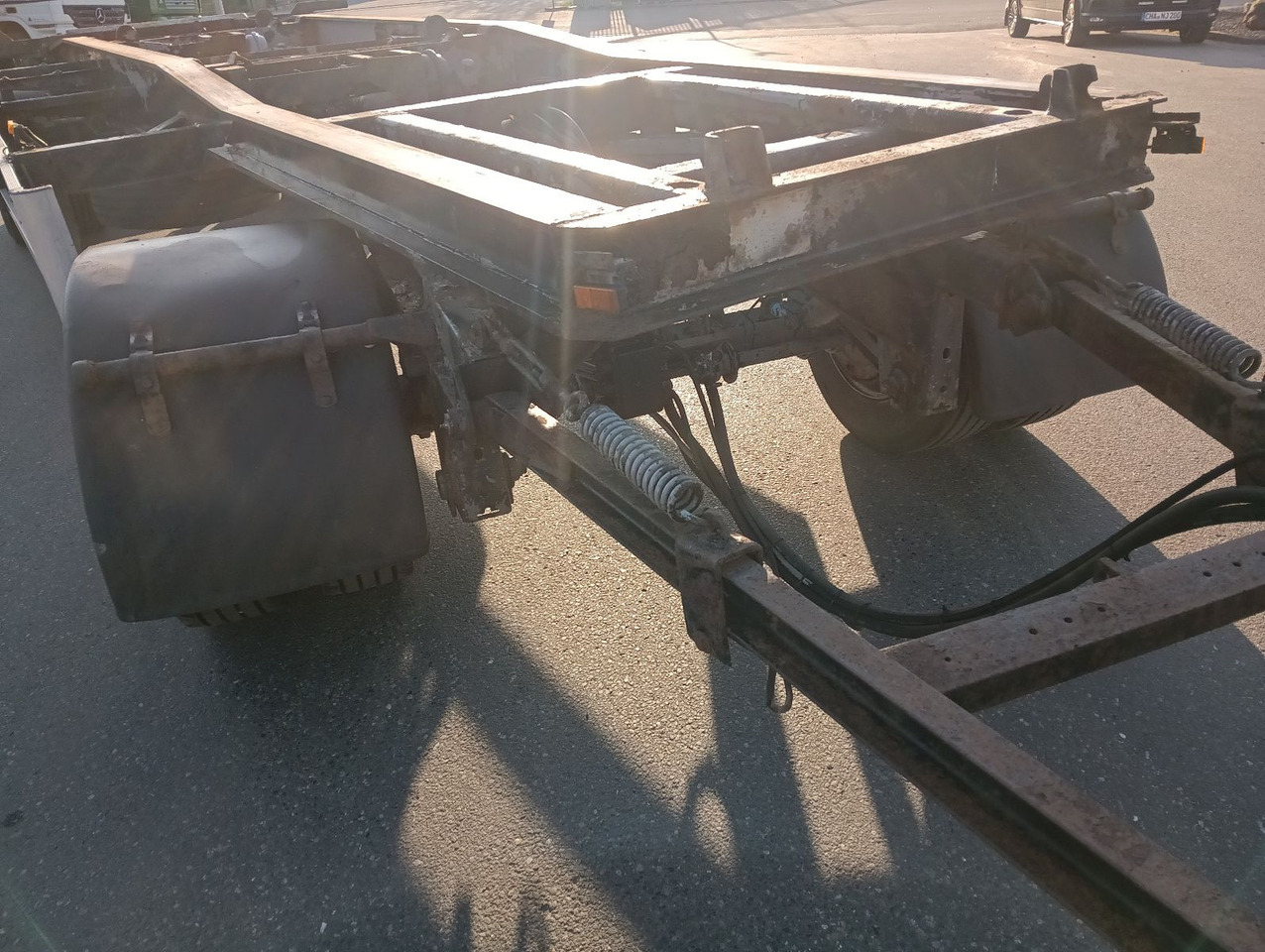 Meiller MEILLER HKM G18 SZL SCHLITTEN BPW Trommel 3,38t - Multiliftes/ Konténerszállító pótkocsi: 4 kép. Meiller MEILLER HKM G18 SZL SCHLITTEN BPW Trommel 3,38t - Multiliftes/ Konténerszállító pótkocsi: 4 kép.