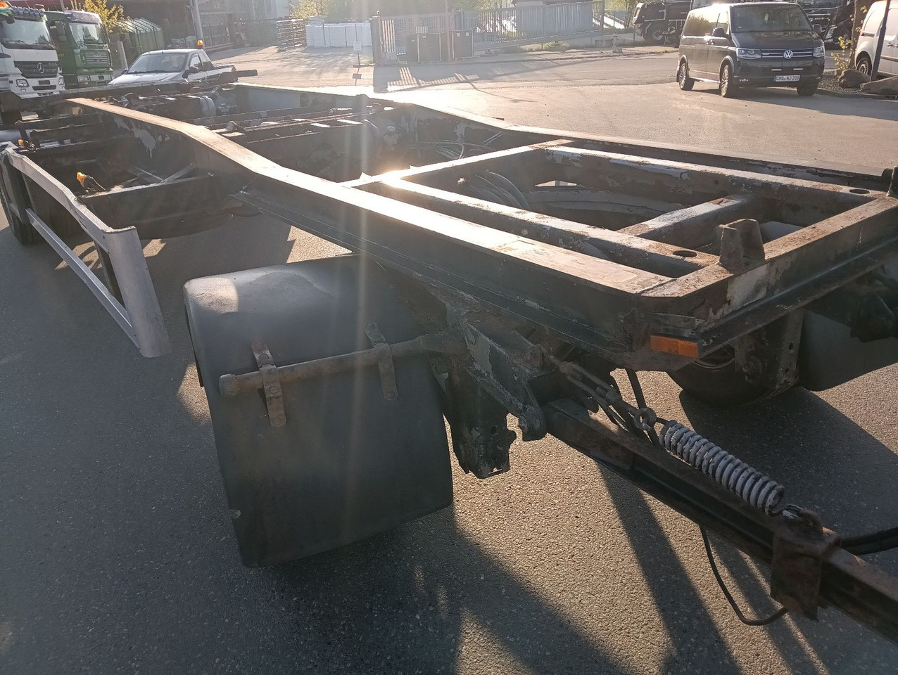 Meiller MEILLER HKM G18 SZL SCHLITTEN BPW Trommel 3,38t - Multiliftes/ Konténerszállító pótkocsi: 2 kép. Meiller MEILLER HKM G18 SZL SCHLITTEN BPW Trommel 3,38t - Multiliftes/ Konténerszállító pótkocsi: 2 kép.