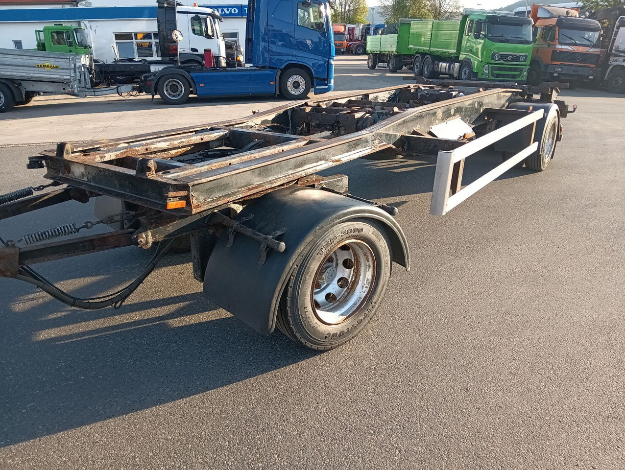 Meiller MEILLER HKM G18 SZL SCHLITTEN BPW Trommel 3,38t - Multiliftes/ Konténerszállító pótkocsi: 5 kép. Meiller MEILLER HKM G18 SZL SCHLITTEN BPW Trommel 3,38t - Multiliftes/ Konténerszállító pótkocsi: 5 kép.