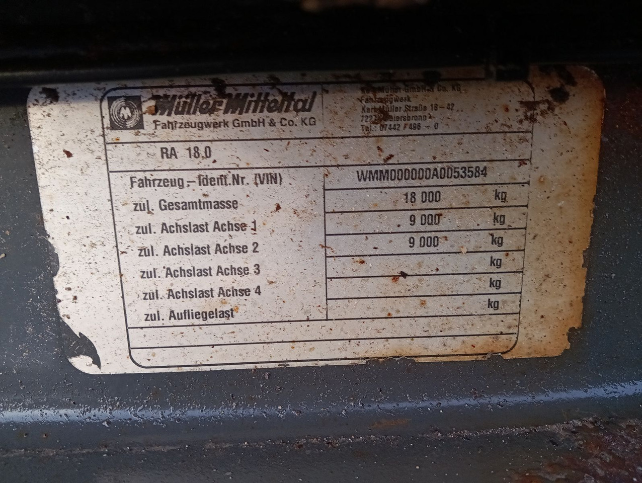Müller-Mitteltal RA18 Abrollanhänger 7m BPW Trommel TÜV 5/2025 Müller-Mitteltal RA18 Abrollanhänger 7m BPW Trommel TÜV 5/2025 - Multiliftes/ Konténerszállító pótkocsi: 3 kép. Müller-Mitteltal RA18 Abrollanhänger 7m BPW Trommel TÜV 5/2025 Müller-Mitteltal RA18 Abrollanhänger 7m BPW Trommel TÜV 5/2025 - Multiliftes/ Konténerszállító pótkocsi: 3 kép.