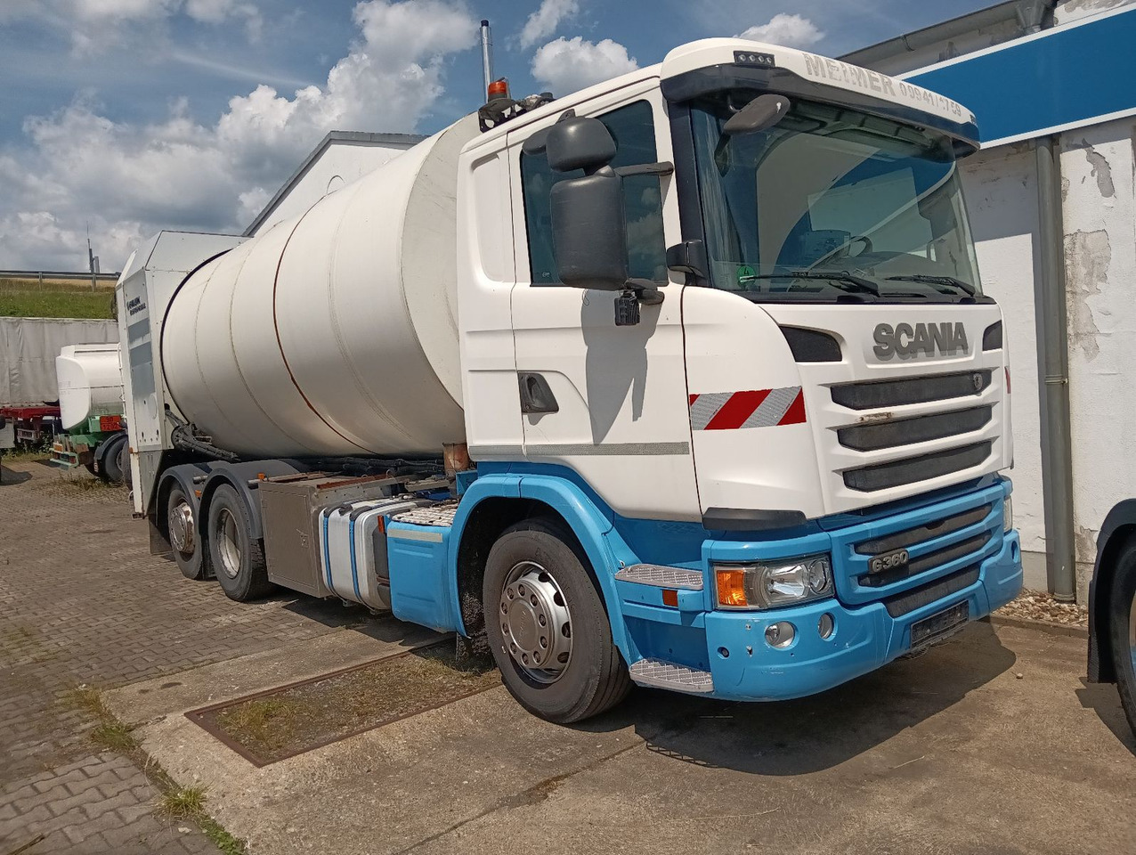Scania G360 6x2 RETARDER FAUN ROTOPRESS 521L Zöller 230 - Szemetesautó: 1 kép. Scania G360 6x2 RETARDER FAUN ROTOPRESS 521L Zöller 230 - Szemetesautó: 1 kép.