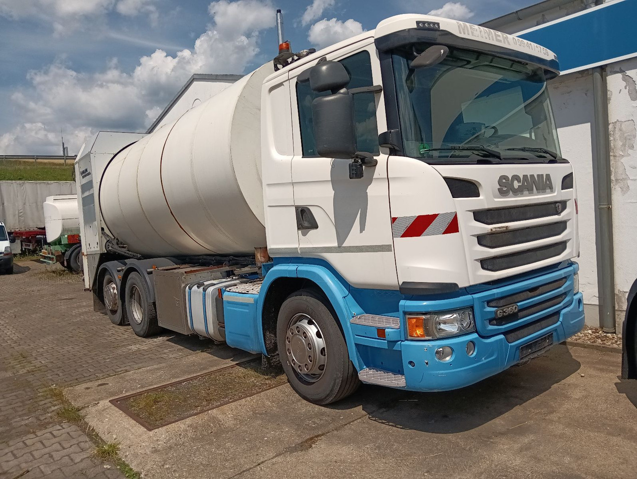 Scania G360 6x2 RETARDER FAUN ROTOPRESS 521L Zöller 230 - Szemetesautó: 2 kép. Scania G360 6x2 RETARDER FAUN ROTOPRESS 521L Zöller 230 - Szemetesautó: 2 kép.