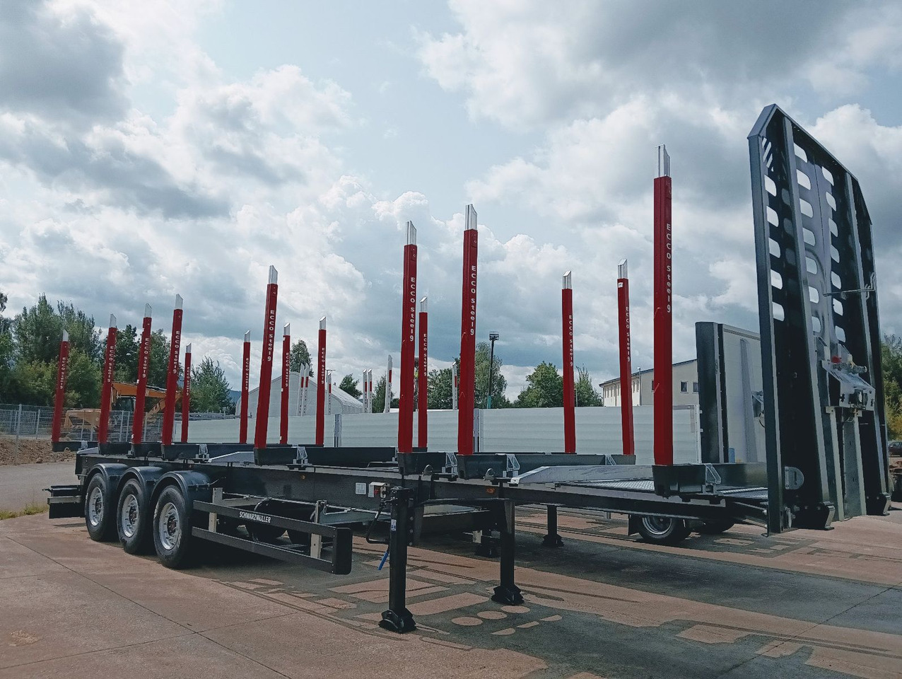 Schwarzmüller 3-A Rungensattel 8xRungSchemel 5800kg NEU sofort Schwarzmüller 3-A Rungensattel 8xRungSchemel 5800kg NEU sofort - Rönkszállító félpótkocsi: 1 kép. Schwarzmüller 3-A Rungensattel 8xRungSchemel 5800kg NEU sofort Schwarzmüller 3-A Rungensattel 8xRungSchemel 5800kg NEU sofort - Rönkszállító félpótkocsi: 1 kép.