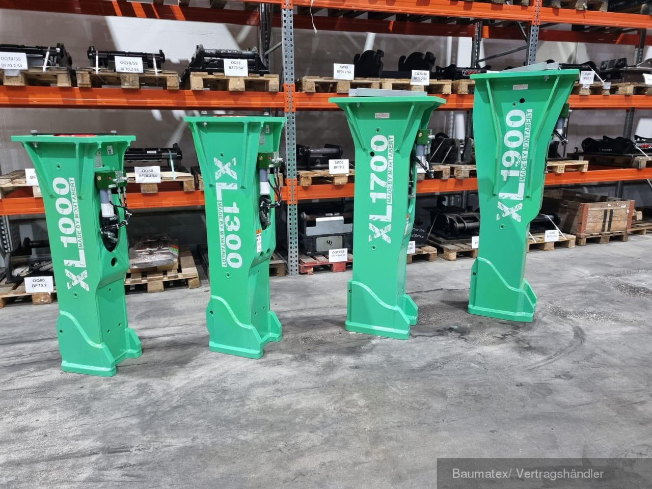 Montabert XL2700, XL1900, XL1700, XL1300, XL1000 - Hidraulikus törőfej - Építőipari gépek: 1 kép. Montabert XL2700, XL1900, XL1700, XL1300, XL1000 - Hidraulikus törőfej - Építőipari gépek: 1 kép.