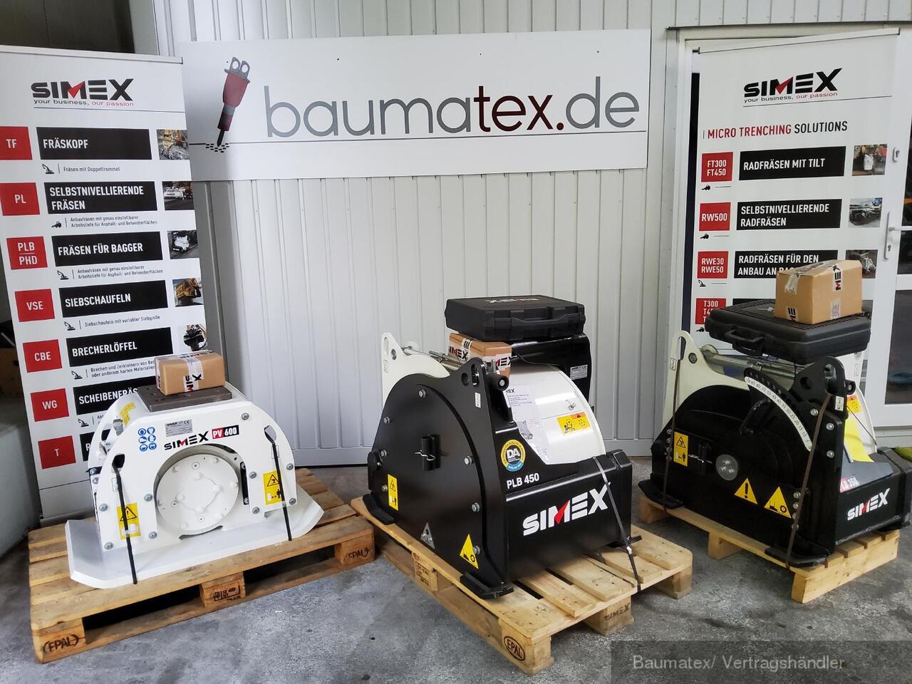 Simex PLB350/ 450 für Bagger von 6,5- 15to. - Aszfaltmaró: 3 kép. Simex PLB350/ 450 für Bagger von 6,5- 15to. - Aszfaltmaró: 3 kép.