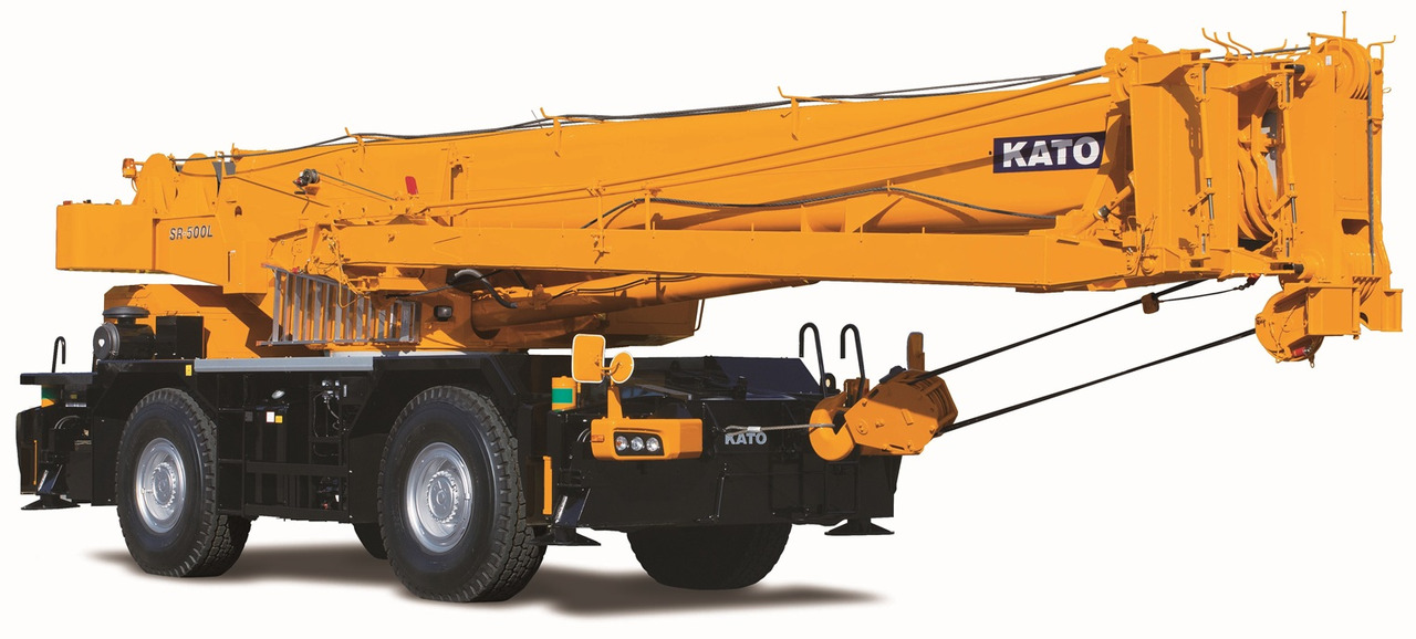 KATO SR-500L - 51 Ton Rough Terrain Crane - Terepjáró mobil daru: 2 kép. KATO SR-500L - 51 Ton Rough Terrain Crane - Terepjáró mobil daru: 2 kép.