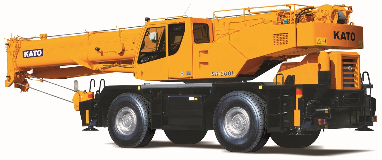 KATO SR-500L - 51 Ton Rough Terrain Crane - Terepjáró mobil daru: 3 kép. KATO SR-500L - 51 Ton Rough Terrain Crane - Terepjáró mobil daru: 3 kép.