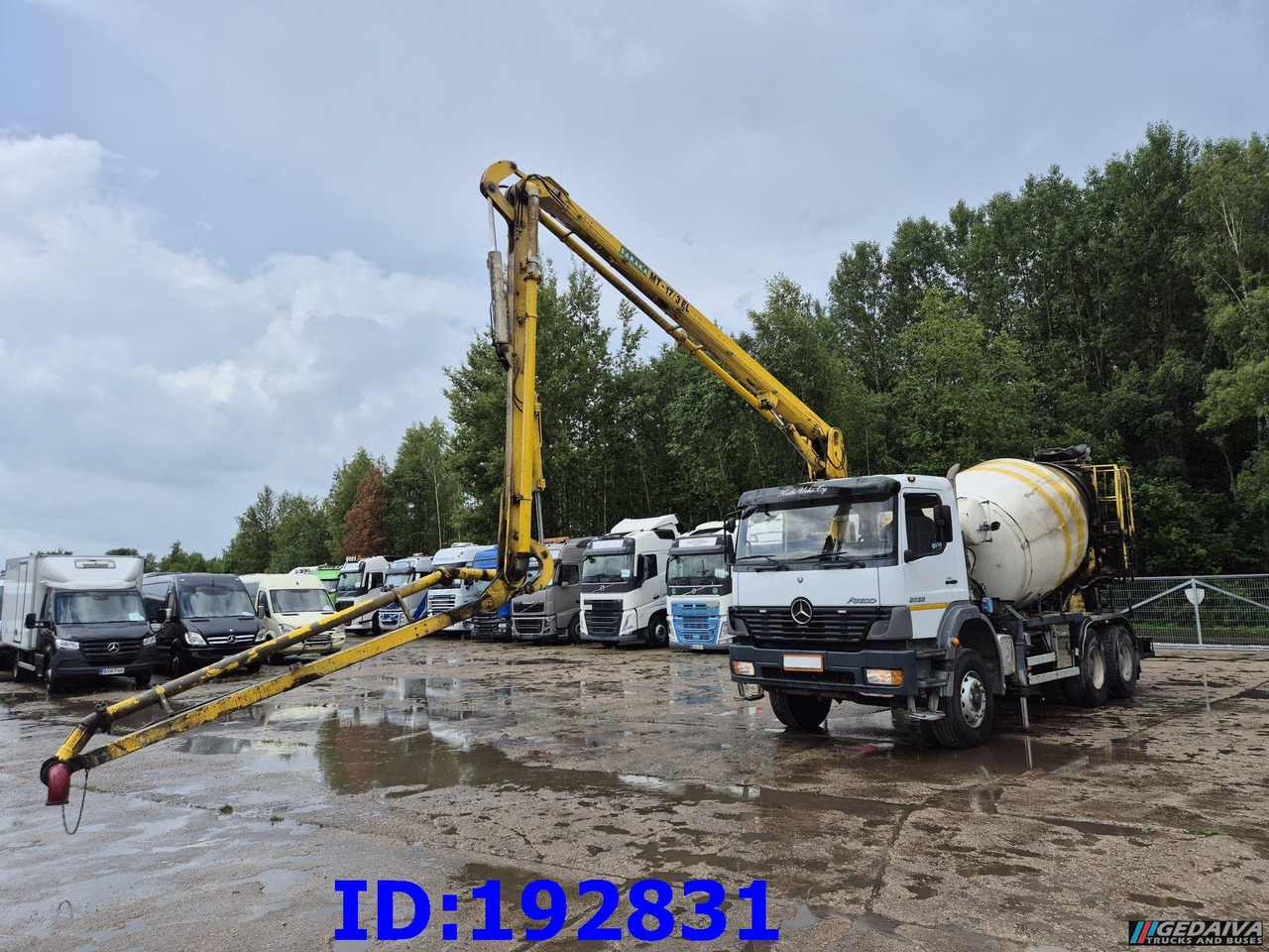 MERCEDES-BENZ Atego 2628 6x4 Schwing 17m 9m3 - Betonpumpa: 1 kép. MERCEDES-BENZ Atego 2628 6x4 Schwing 17m 9m3 - Betonpumpa: 1 kép.